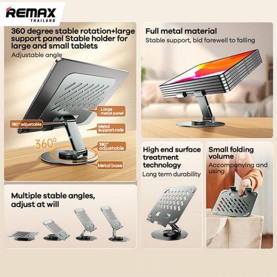 Suport de birou, metalic, pentru tableta - REMAX C60