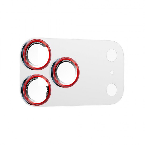Protectie camera Keephone Aura pentru iPhone 17 Pro - Albastru