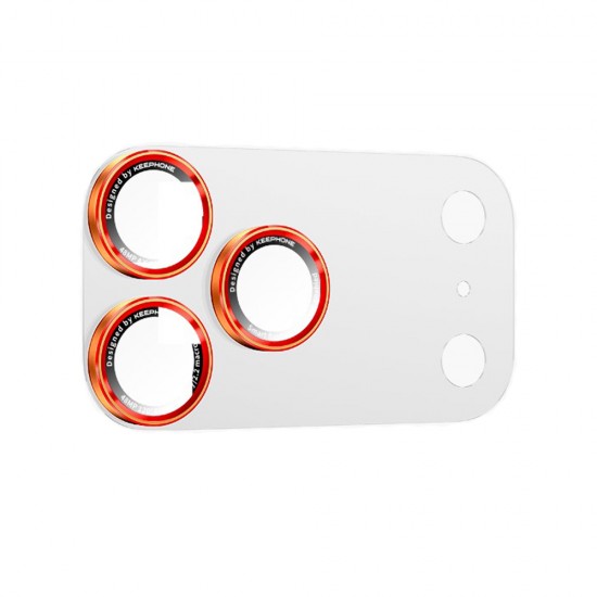 Protectie camera Keephone Aura pentru iPhone 17 Pro Max - Portocaliu