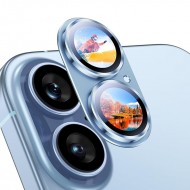 Protectie camera VWK pentru iPhone 17 - Blue