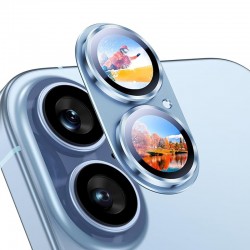 Protectie camera VWK pentru iPhone 17 - Blue