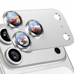 Protectie camera VWK pentru iPhone 17 Pro Max - Silver