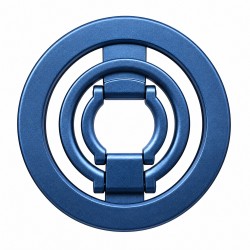 Suport magnetic cu inel pentru telefon - Albastru