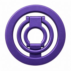 Suport magnetic cu inel pentru telefon - Mov