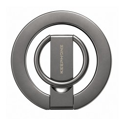 Suport magnetic pentru telefon cu inel, Keephone Magclasp - Gri