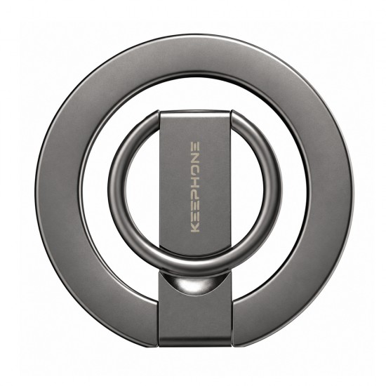 Suport magnetic pentru telefon cu inel, Keephone Magclasp - Gri