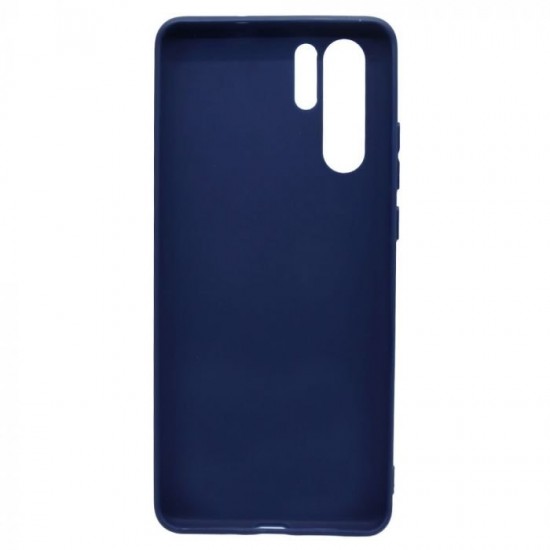 Husa spate Silicone Case pentru Huawei P30 Pro Albastru