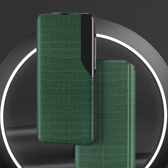Husa Carte Snake Case pentru Xiaomi Redmi Note 10 -  Verde