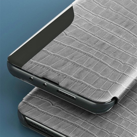 Husa Carte Snake Case pentru Samsung Galaxy A02s -  Gri