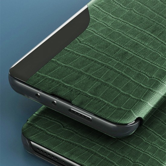Husa Carte Snake Case pentru Samsung Galaxy A12 -  Verde