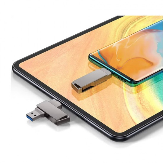 Stick Memorie USB 3.0 Techsuit, Type-C - 128GB