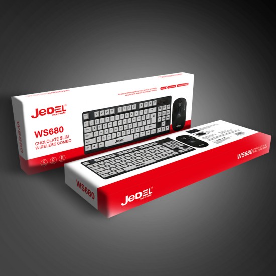 KIT Wireless Tastatura + Mouse - JEDEL WS680 Negru