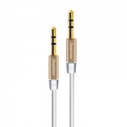 Cablu audio auxiliar Deepbass AC320 3.5mm - Alb