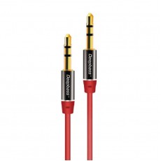 Cablu audio auxiliar Deepbass AC320 3.5mm - Rosu