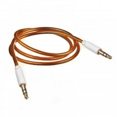 Cablu audio lux snur nylon portocaliu