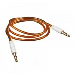 Cablu audio lux snur nylon portocaliu