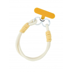 Snur universal pentru telefon, tip bratara – Galben deschis