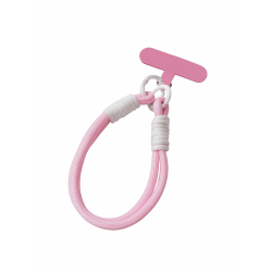 Snur universal pentru telefon, tip bratara – Roz