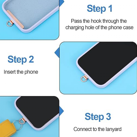 Snur universal pentru telefon, tip bratara – Negru