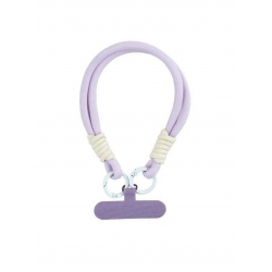 Snur universal de silicon pentru telefon, tip bratara - Mov