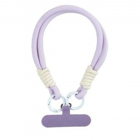 Snur universal de silicon pentru telefon, tip bratara - Mov