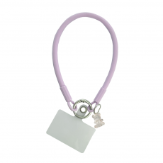 Snur universal de silicon pentru telefon, tip bratara - Mov