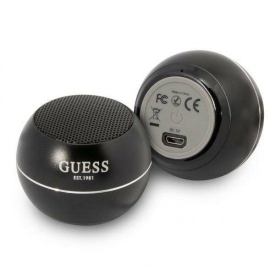 Boxa Bluetooth Mini Guess - Negru