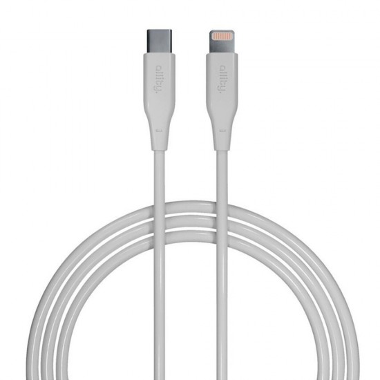 Cablu de date / incarcare rapida Allity 2m alb - Type C - Lightning