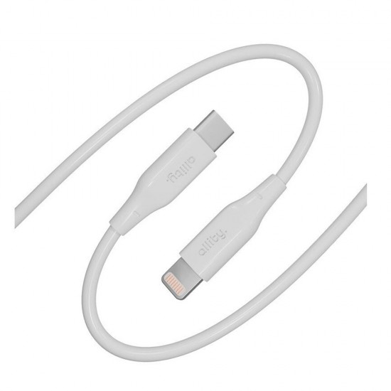 Cablu de date / incarcare rapida Allity 2m alb - Type C - Lightning