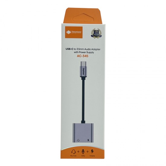 Adaptor Audio Deepbass AC-345 - jack 3.5mm