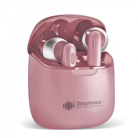 Casti Wireless TWS R5 In-Ear Bluetooth - Roz