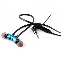 Casti In-Ear magnetice Deepbass D-25 Handsfree - Turcoaz