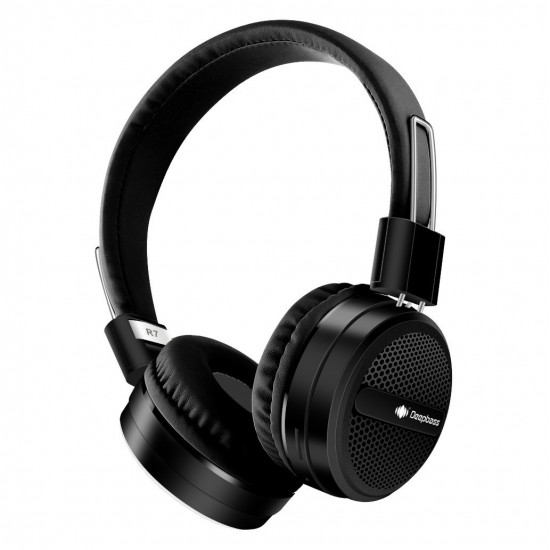 Casti On-Ear Wireless Stereo pliabile - Deepbass R7 Negru
