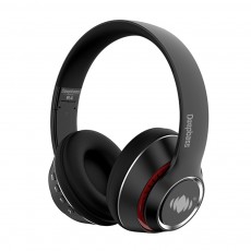 Casti On-Ear Wireless cu Bluetooth Deepbass R4- Negru