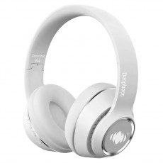 Casti On-Ear Wireless cu Bluetooth Deepbass R4- Alb
