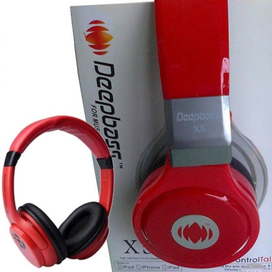 Casti On-Ear pliabile cu Handsfree - Deepbass X5