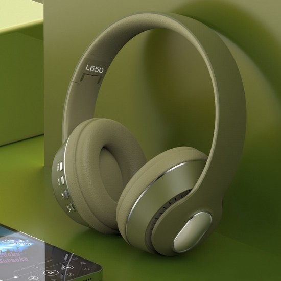 Casti On-Ear cu Bluetooth 5.1 - Linx L650 - Army