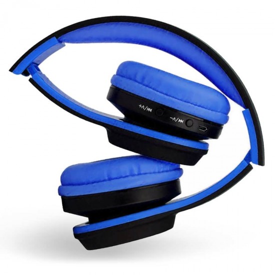 Casti On-Ear Wireless cu Handsfree Bluetooth MS - 991A - Albastru