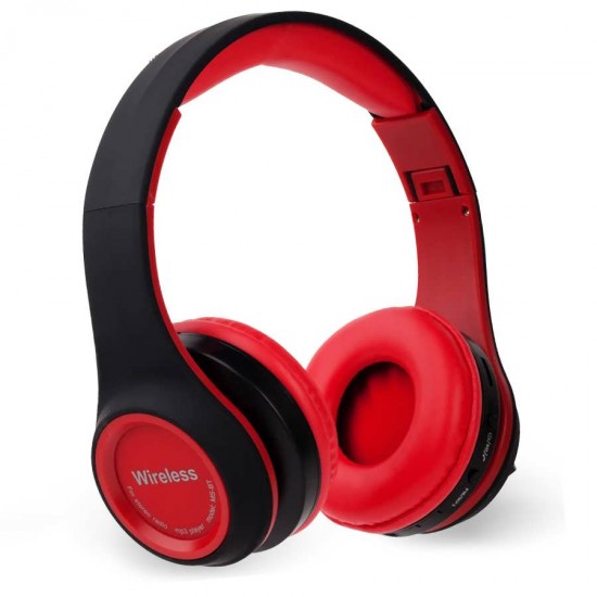 Casti On-Ear Wireless cu Handsfree MS - 991A - Rosu