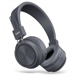Casti On-Ear Wireless cu Bluetooth HOCO W25 - Gri
