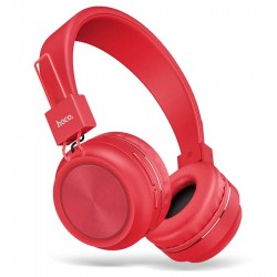 Casti On-Ear Wireless cu Bluetooth HOCO W25 - Rosu