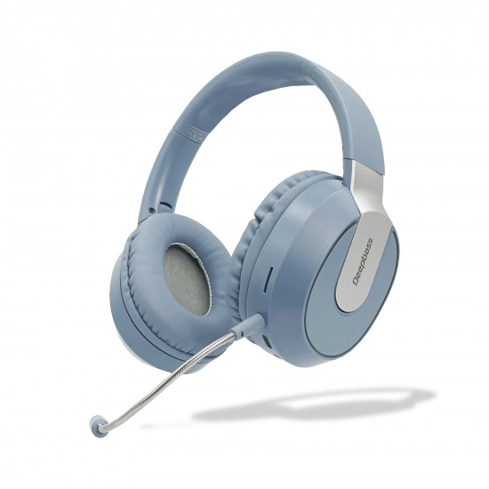 Casti On-Ear Wireless Stereo pliabile - Deepbass R11 Bleu