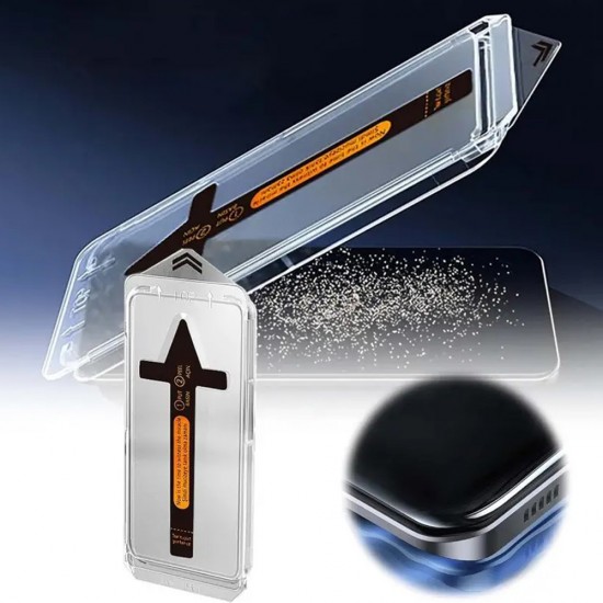 Folie sticla plus aplicator pentru iPhone 13 Arrow Privacy