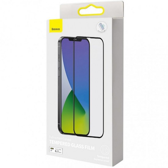 Folie sticla pentru iPhone 12 Pro Max - Baseus Anti Blue-Ray