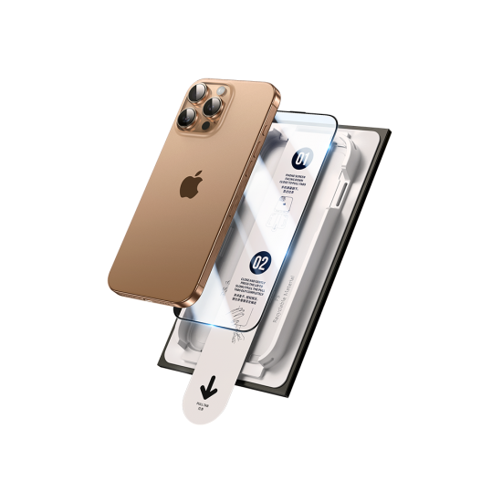 Folie sticla pentru iPhone 16 Remax Aplicator Full Screen