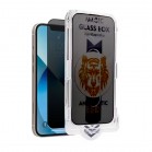 Folie sticla plus aplicator pentru iPhone 14 Privacy