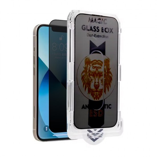 Folie sticla plus aplicator pentru iPhone 16e Privacy