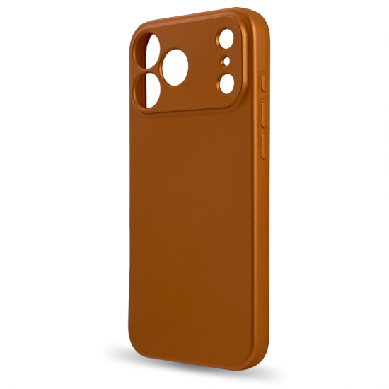 Husa spate pentru iPhone 17 Pro Max Silicon Case - Portocaliu