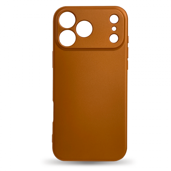 Husa spate pentru iPhone 17 Pro Max Silicon Case - Portocaliu