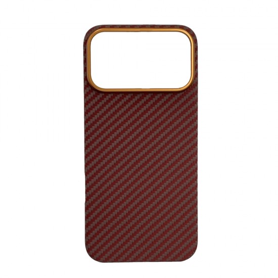 Husa spate pentru iPhone 17 Pro Max Keephone Kevilar Magsafe - Cosmic Orange